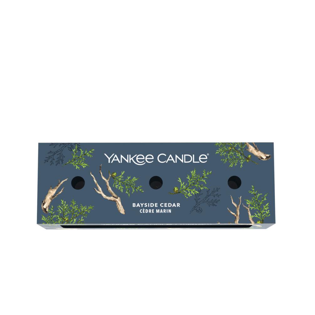 Yankee Candle Bayside Cedar 3 Filled Votive Candle Gift Set Extra Image 1